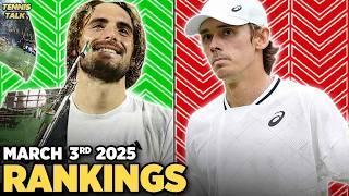 Tsitsipas, Pegula, Navarro Wins Titles | Andreeva Out of Top 10 | Tennis Rankings