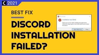 Discord.EXE Installation FAILED on Windows 10/7? [BEST 2022 FIX]