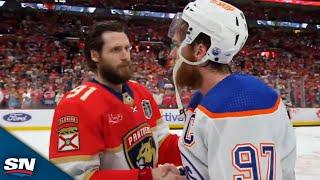 Oilers And Panthers Exchange Handshakes After Seven-Game Stanley Cup Final