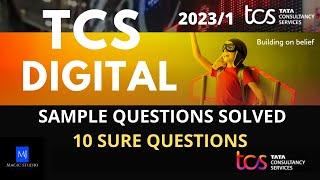 TCS Digital - Aptitude Questions and Answers - 2023/1 - MUST DO - Solutions by MJ