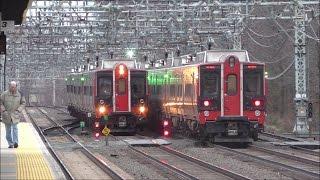 Metro-North Railroad Evening Rush Hour on New Haven Line @ Pelham w/ Mode Changes (1/19/17)