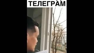 ТЕЛЕГРАМ прикол человек психанул от самалëтика 