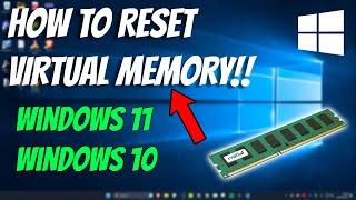 How To Reset Virtual Memory or Page File in Windows