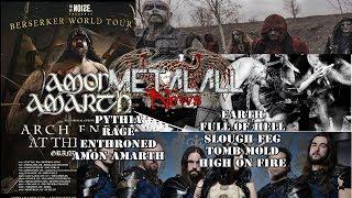 Metalall news: amon amarth enthroned pythia astral doors slough full of hell earth october tide ufo