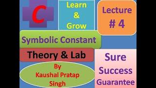 Symbolic Constant, Expert Teach , with Lab, Beginners To Expert, coding Lab video