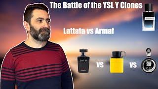 The Battle of the YSL Y Clones | Lattafa Fakhar Black vs Sheikh Al Shyoukh vs Armaf Odyssey Mega