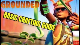 Grounded - Basic crafting guide