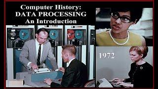 Computer History: DATA PROCESSING Introduction (1972) (IBM 360, Burroughs, CDC, MICR, punch cards)