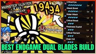 Sunbreak Best Dual Blades Build - All 5 Elements & Highest Damage - Monster Hunter Rise Sunbreak!