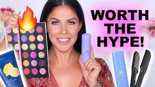 5 NEW PRODUCTS WORTH THE HYPE!! NEW SKINCARE, HAIR CARE & MAKEUP!!