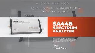 SA44B Features & Specifications #spectrumanalyzer #rftechnology #engineering