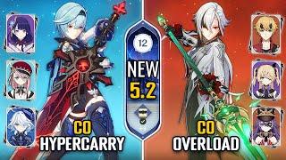 NEW Spiral Abyss | C0 Eula Hypercarry & C0 Arlecchino Overload Team Spiral Abyss 5.2 Genshin Impact