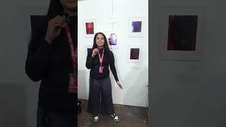 #artist  Alanna De La Cruz during The Holy Art Fair in #london