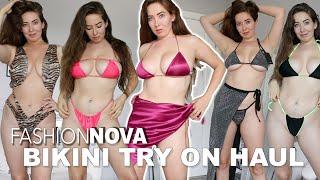 Summer Bikini TRY ON HAUL with Fashion Nova!!