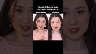 Popular Influencer vs. Trained Actor!! Acting Challenge, have you seen this movie? #acting #movies