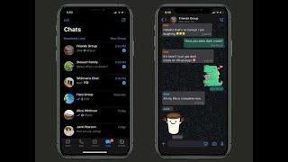 WhatsApp dark mode on iOS Setting || #techmarudhu