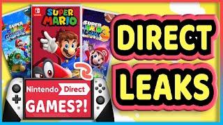 Super Mario Nintendo switch Leaks appear + June Direct Game LEAKED!