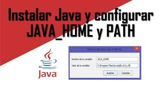 Installing Java and setting JAVA HOME and PATH environment variable