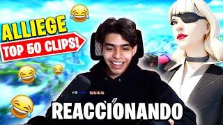 ALLIEGE REACCIONANDO a sus MEJORES CLIPS DIVERTIDOS  RECUERDA sus INICIOS en STREAM