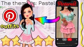 PINTEREST Picks My OUTFITS In DRESS TO IMPRESS! *I failed...* | ROBLOX Challenge