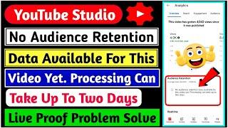 No Audience Retention Data Available For This Video Yet. Processing Can Take Up To Two Days / 2022