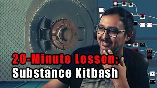 20-Minute Lesson | Hard Surface Kitbash Details in Substance