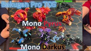 Mono Pyrus vs. Mono Darkus Madness |  Bakugan Pro TCG Brawl