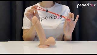 Anello fallico regolabile per pene e testicoli VIDEO PRESENTAZIONE  - Peperitos Sexy Shop