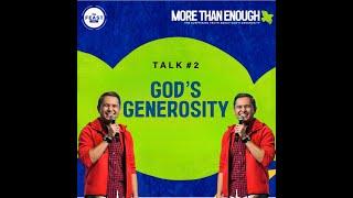 MORE THAN ENOUGH - TALK 2 (God's Generosity) Taglish (35mins)