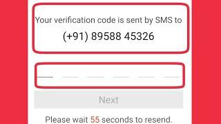 Shopee Fix Verification code not sent & not recieved by SMS Problem | OTP not Coming | Invalid OTP