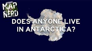 Does Anyone Live In Antarctica? What Goes On There?! #antarctica #southpole