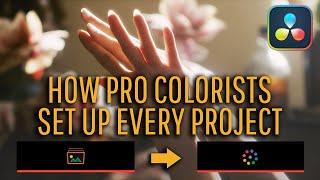 Step-by-step pro colorist setup, conform, & delivery