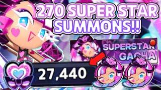 SUPERSTAR SUMMON! 27,000 Shining Glitter Pin Gacha! | Cookie Run Kingdom