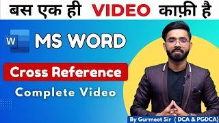 Cross Reference in Microsoft Word | Cross Reference Tutorial in hindi