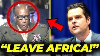 U.S. Military Humiliated In Congress About American Soldiers Stuck in Niger!