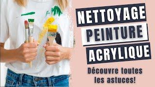 Nettoyage Peinture Acrylique : Toutes les astuces pour ton atelier et ton matériel d'artiste!