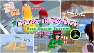 DAY IN MY LIFE NGOJEK ONLINE || SAKURA SCHOOL SIMULATOR