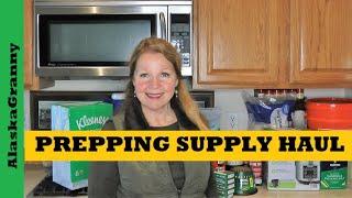 New Prepping Supply Stockpile Walmart Haul   Alaska Earthquake Live