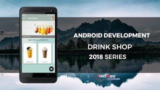 Android Development Tutorial - Drink Shop App part 10 Display Cart icon with notification badge