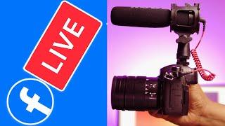 2 Ways To LIVE STREAM On Facebook Live With DSLR Camera | With or Without OBS