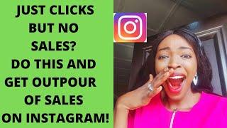 Why Your INSTAGRAM ADS Does NOT CONVERT Into Sales /GET Sales not Just Clicks With UR  Instagram Ads