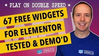 67 Free Elementor Widgets & Elementor Addon Widgets 2018