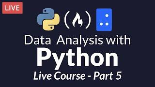 Data Analysis with Python: Part 5 of 6 - Visualization with Matplotlib and Seaborn (Live Course)