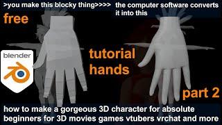 tutorial for absolute beginners how to make a gorgeous 3D character part 2