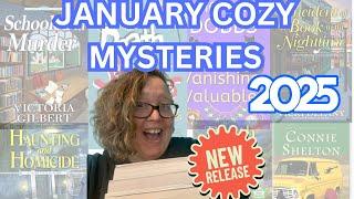 NEW COZY MYSTERY Releases: January 2025! Part 1. #cozymystery #cozy #books #newreleases #newbooks