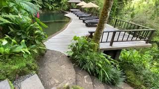 #Bali #Ubud Como Shambhala Estate | Healing Rock Pools | located in front of Ayung River.