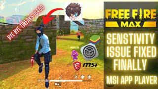 FREE FIRE MAX Sensitivity Issue FIXED FINALLY ! BlueStacks 5/MSI Free Fire Emulator