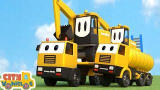 Dump Truck Song - Construction Trucks Nursery Rhymes.