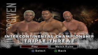 WWE SmackDown vs. Raw 2007 - Ric Flair vs Stone Cold vs The Rock | Intercontinental Championship