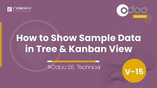 How to Show Sample Data in Tree and Kanban View in Odoo 15 | Odoo Development Tutorials